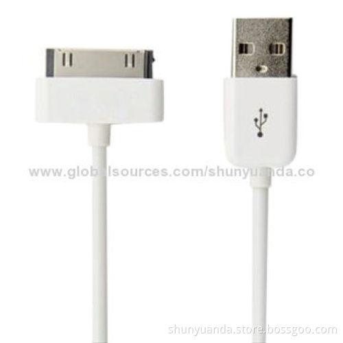Hot original data cable for iPod, charging cable plug 1M white